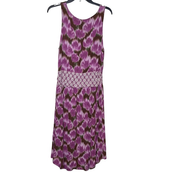 Matilda Jane Hello Lovely Adore Me Purple Floral Hi Low Jersey Dress Women Large - Picture 8 of 8